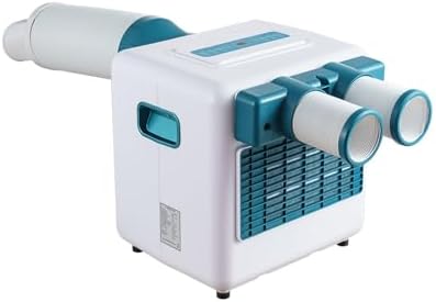 Portable Camping Air Conditioner Small Air Cooler with Remote Control and Timer Compressor Refrigeration for Room Bedroom Office Outdoor, 220V