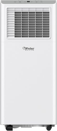 Memorex Polar Elite Portable Air Conditioner, 10,000 BTU ASHRAE (6,000 BTU DOE), Cools Up to 250 Sq. Ft., with Cool, Fan, Dry Modes, Full Function Remote Control Window Kit & 2-Year Warranty