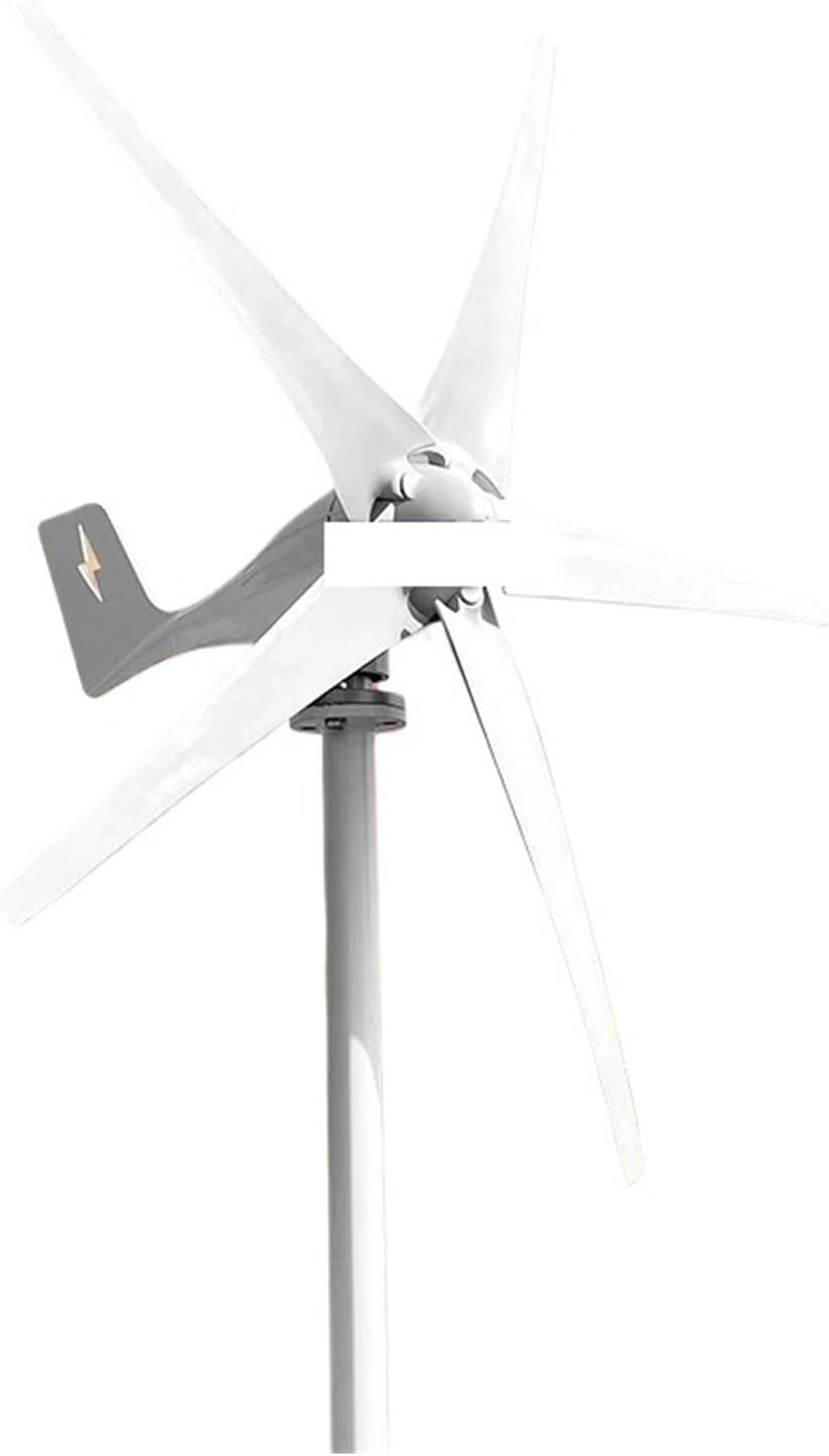 7kw Horizontal Wind Turbine Generator 24V 48V 96V Magnetic Dynamo Strong Power Inverter Output for Home Industrial Energy(with mppt Control,12V_3000W)