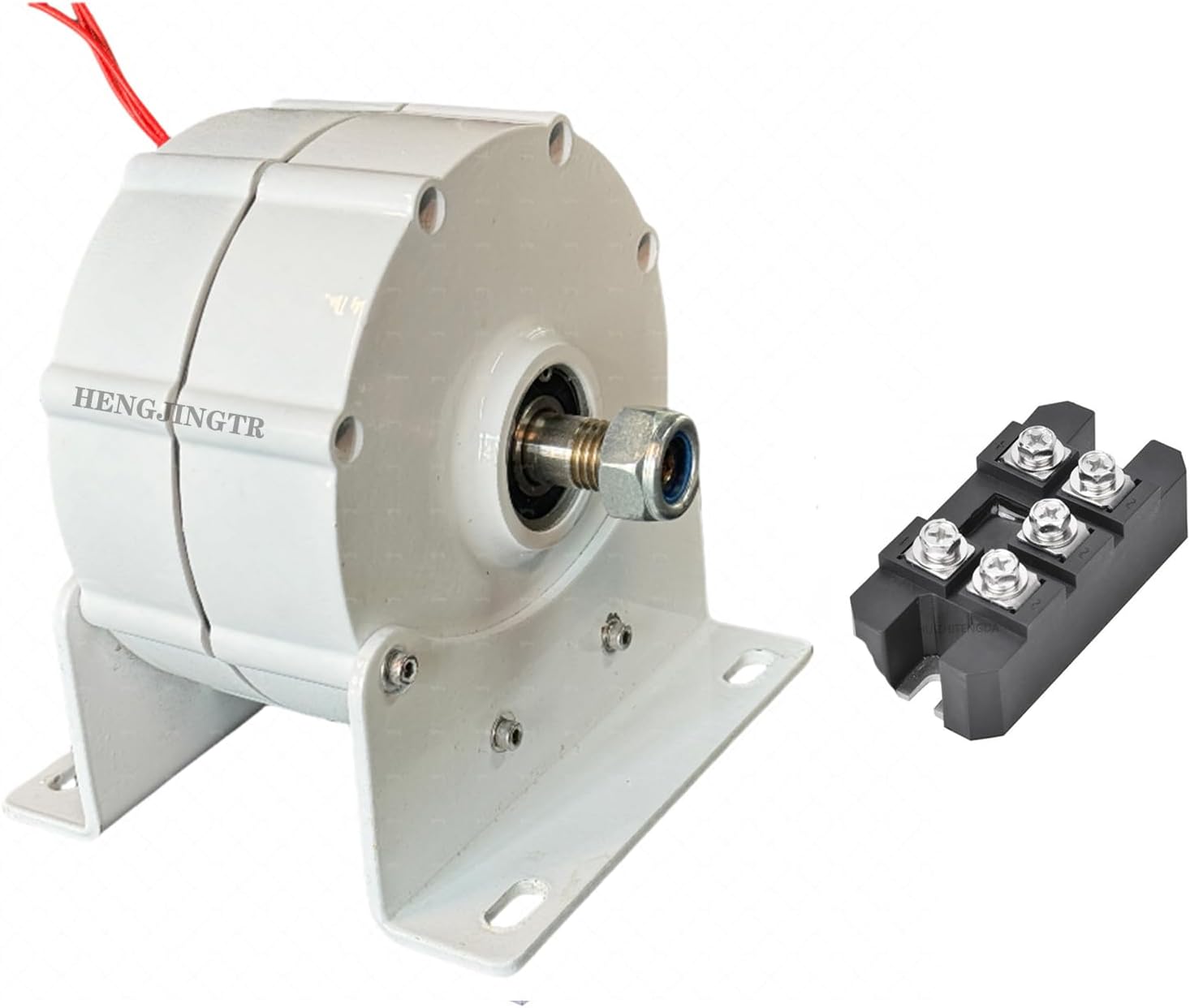 8000W 3 Phase Permanent Magnet Generator,12V 24V 48V 220V Gearless Permanent Magnet Low RPM for Wind and Water Turbine((with Rectifier 12V)