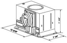 Aero Pure A515A W Quiet Bathroom Fan with Heat and Light, White