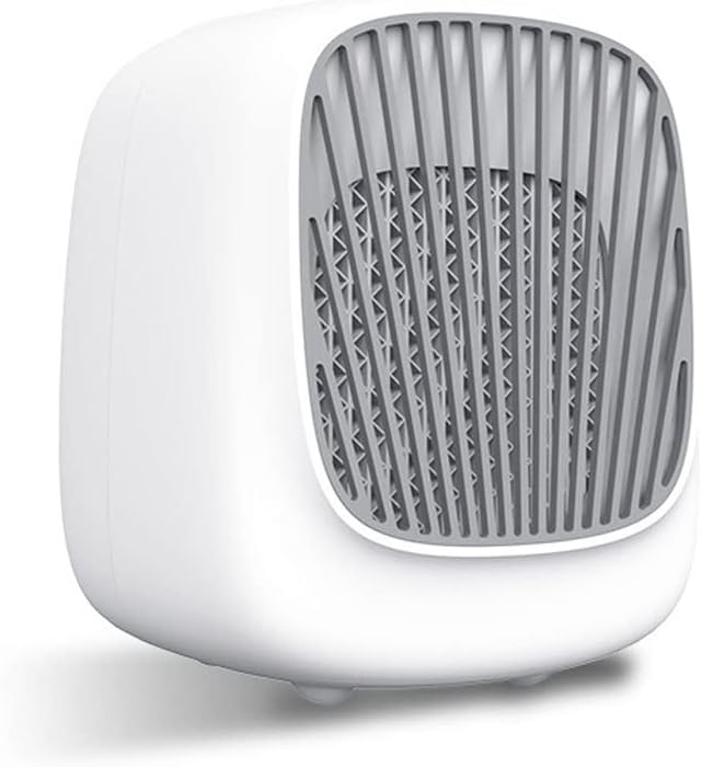 Portable Air Conditioners, Evaporative USB Personal Air Cooler, Mini Desktop Spray Fan, 3 Speeds Air Cooler Humidifier for Home, Office (Color : White)