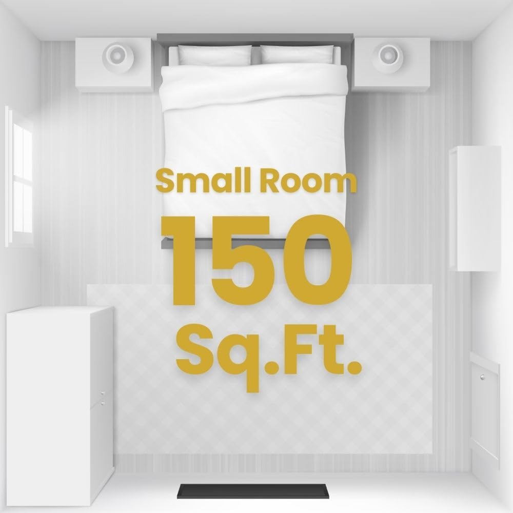 5,000 BTU Window Air Conditioner, Cools Up to 150 Sq. Ft., Quiet Operation, Adjustable Fan and Cooling Settings, Mechanical Control, Easy Install & 2-Year Warranty