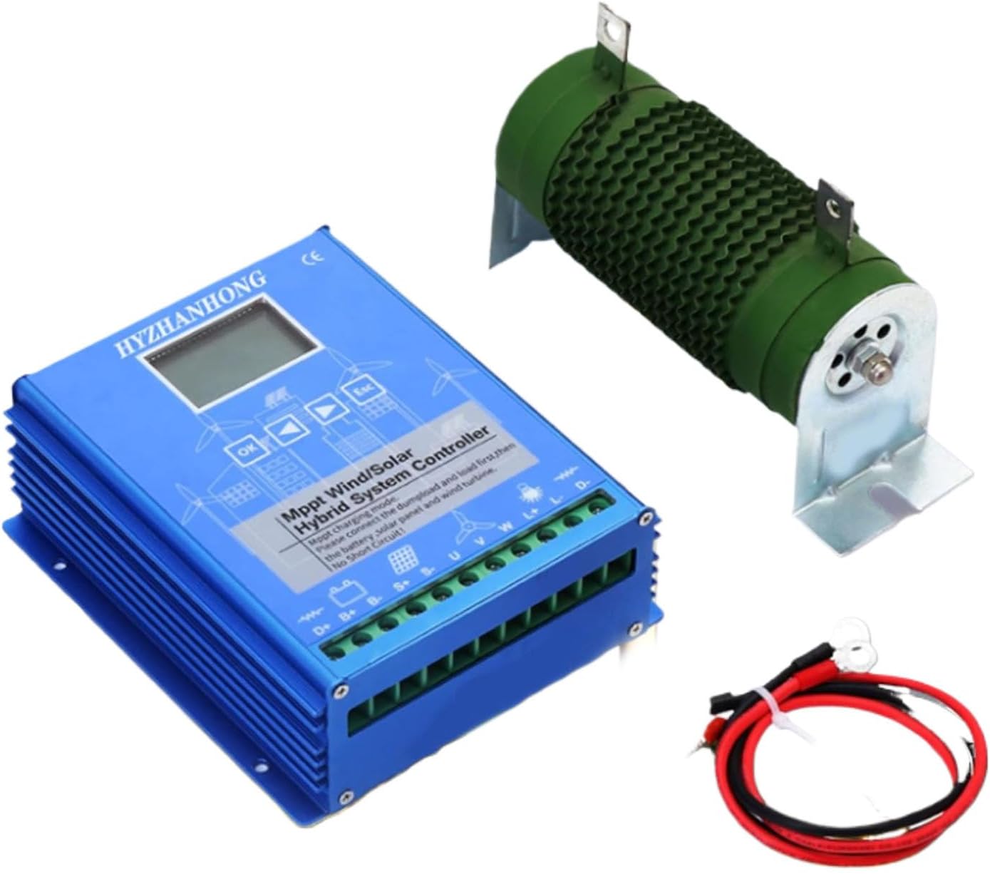 220V,HYZHANHONG 10000W Off Grid with Unloader Hybrid Wind Solar Controller Auto 12V 24V 48V 220V Battery MPPT Chargecontroller for Wind Turbine Generator