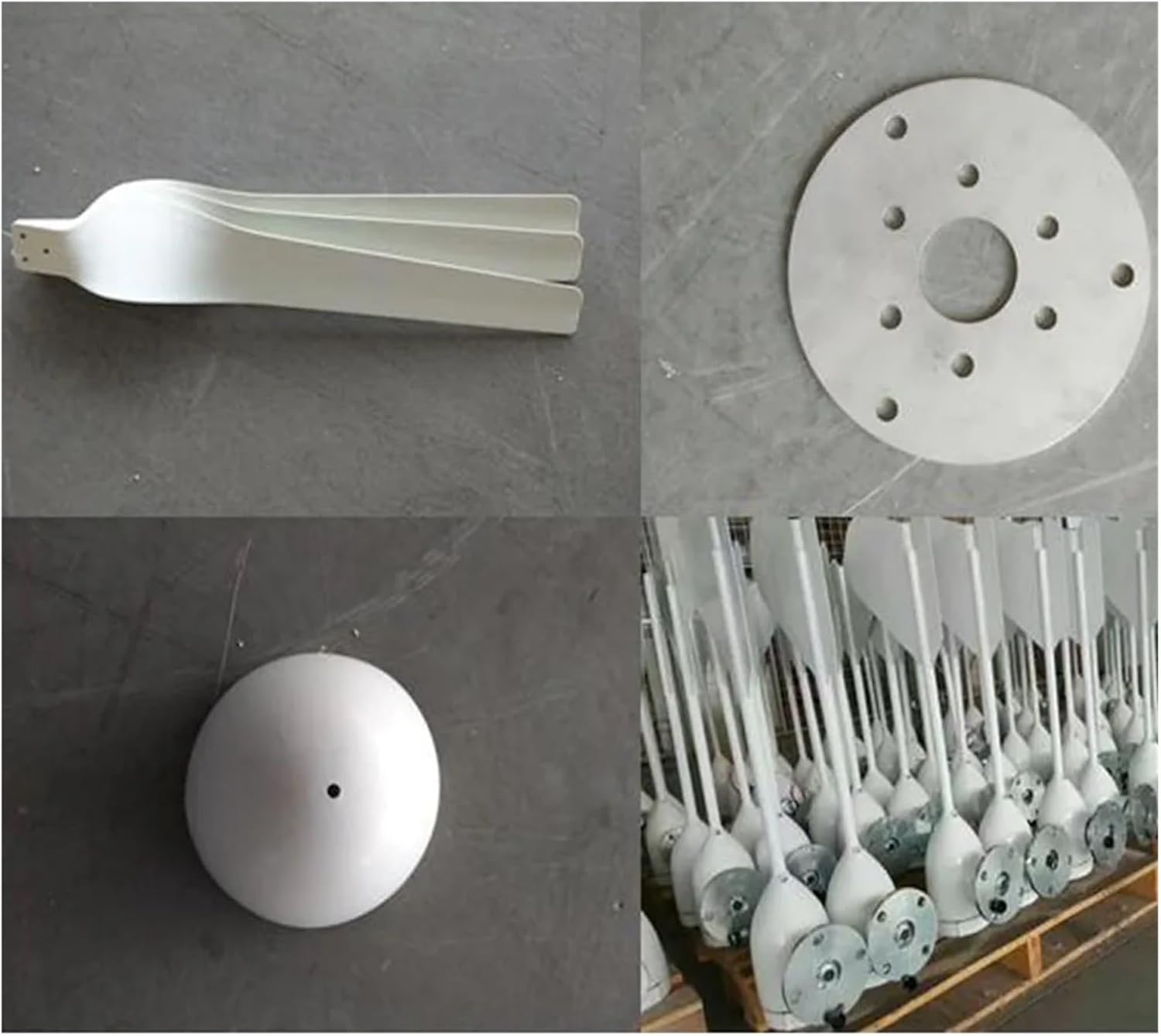 Wind Turbines, Low Speed Start Wind Turbine Generator 3000W 12V 24V 48V Free Alternative Energy Windmill 3 Blades(96V)