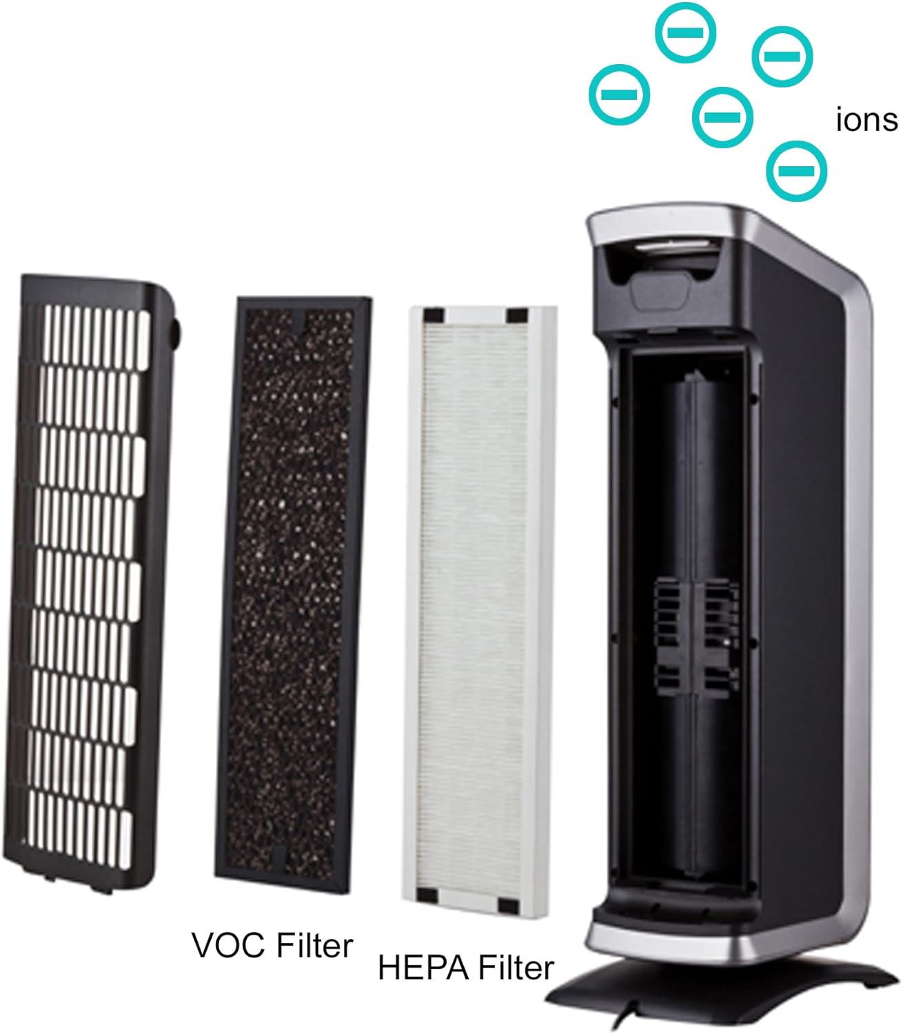 SPT AC-2062G Tower HEPA/VOC Air Cleaner with ionizer