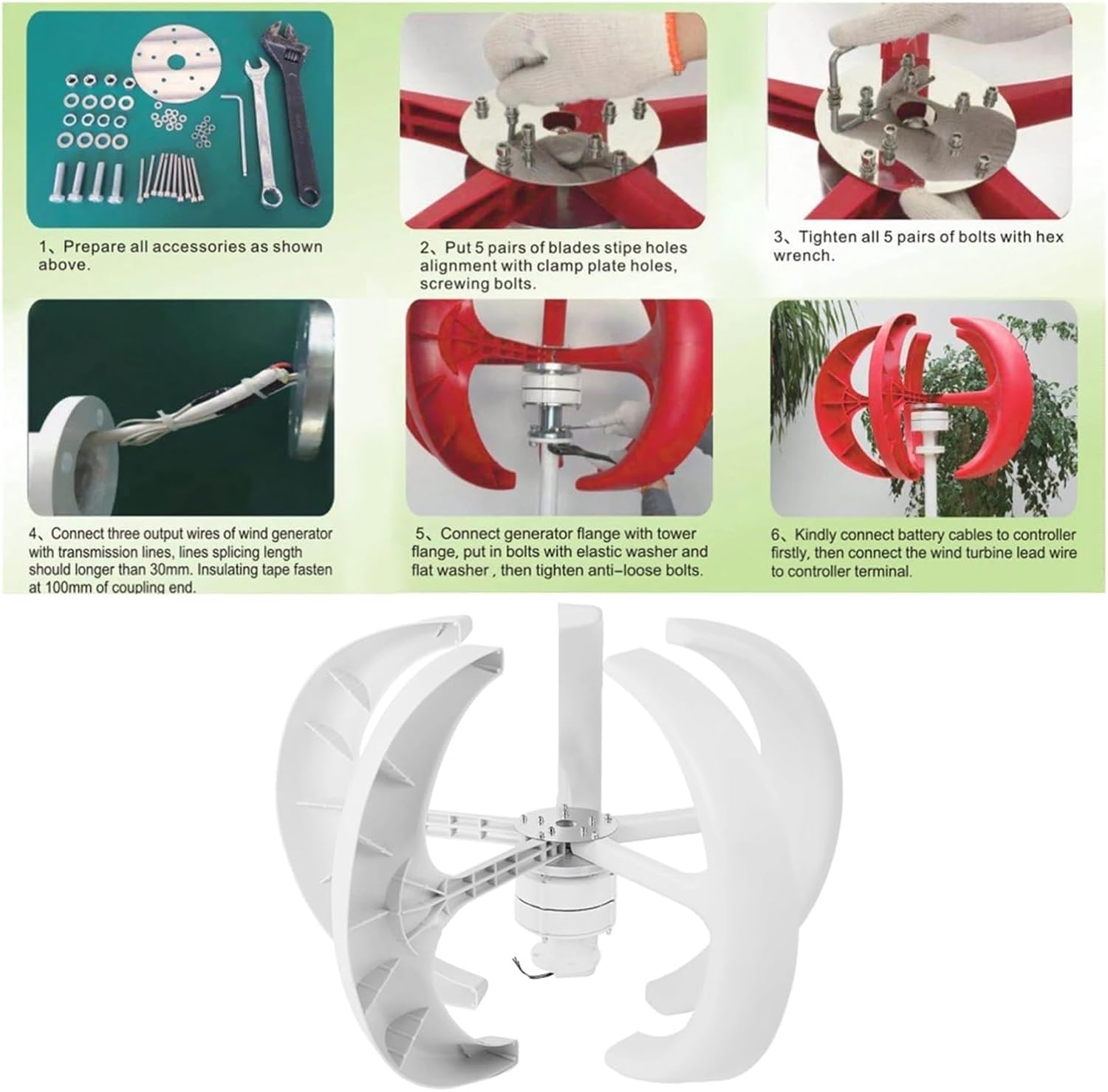 Wind Generator, Wind Generator 600W DC12V Vertical Kit Electricity Producer Equipment,Wind Turbine