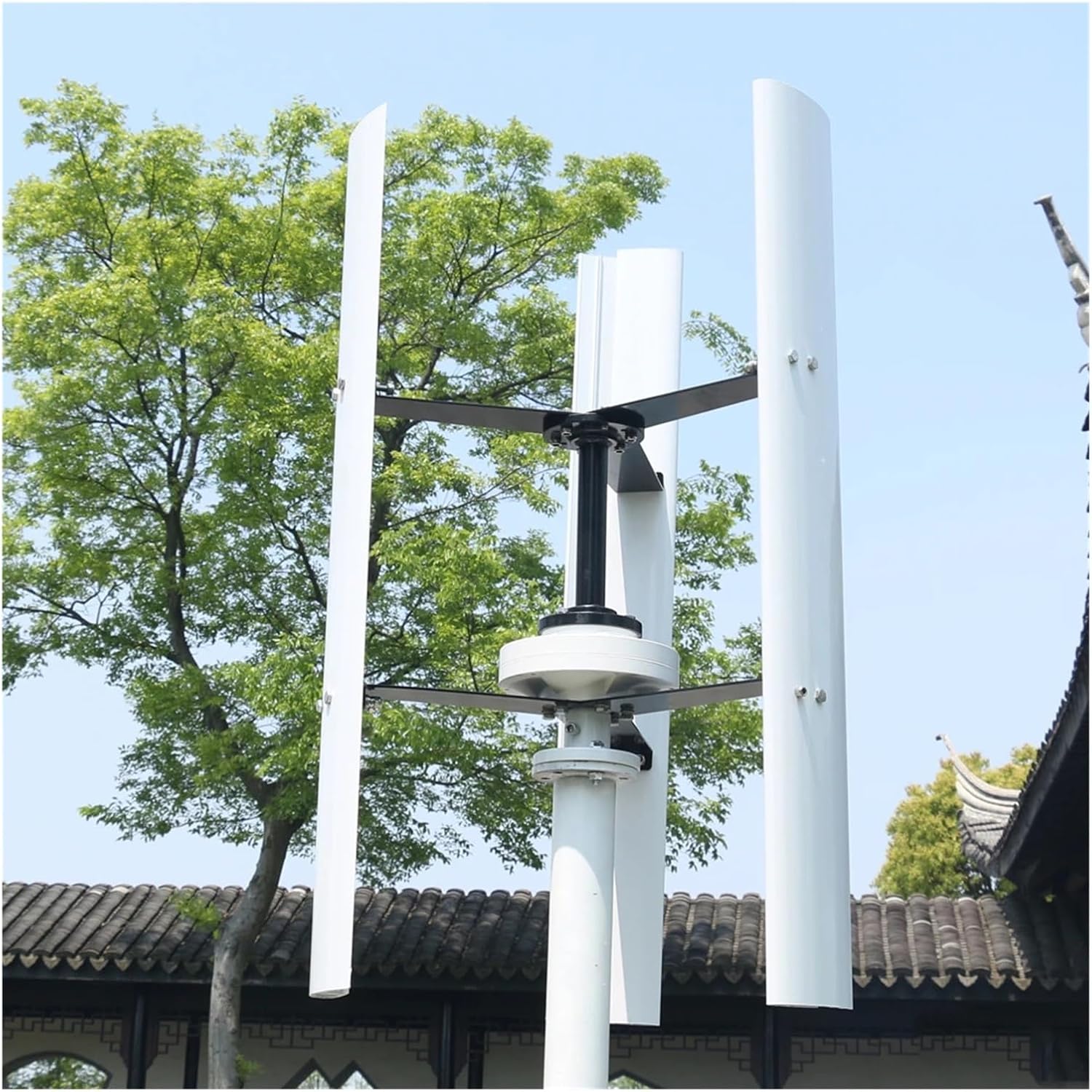 Wind Turbines, 1000W Home Low Noise Wind Power Turbine Generator 1KW 12V 24V 48V Vertical Windmill Low Wind Speed Starting Wind Turbines(24V_1000W)
