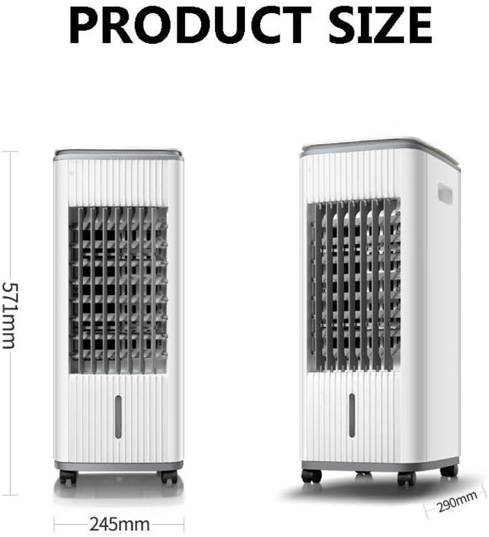 Air Cooler for Home Office Air Cooler 7L portable air cooler, 10,000 portable air conditioner, 3 fan speeds, 3 fan speeds, 24-hour timer, remote control