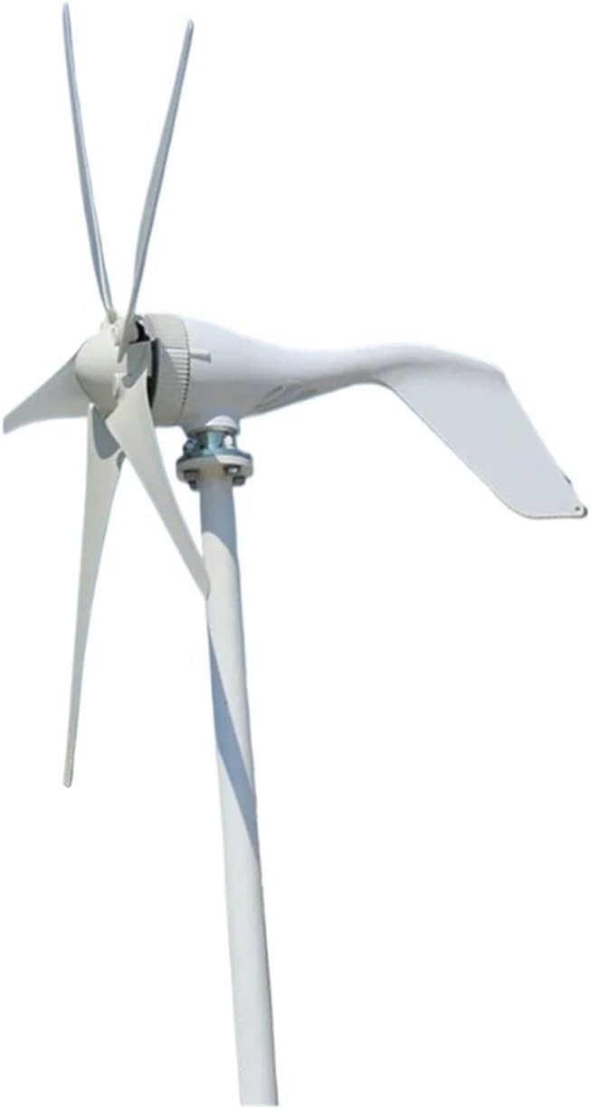 Wind Turbines, 1.3m Start Up Three Phase AC 12v 24v 48v Wind Turbine with 12V 24V Auto Regulator Home Use 400w Wind Turbine(3 Blades,48V)