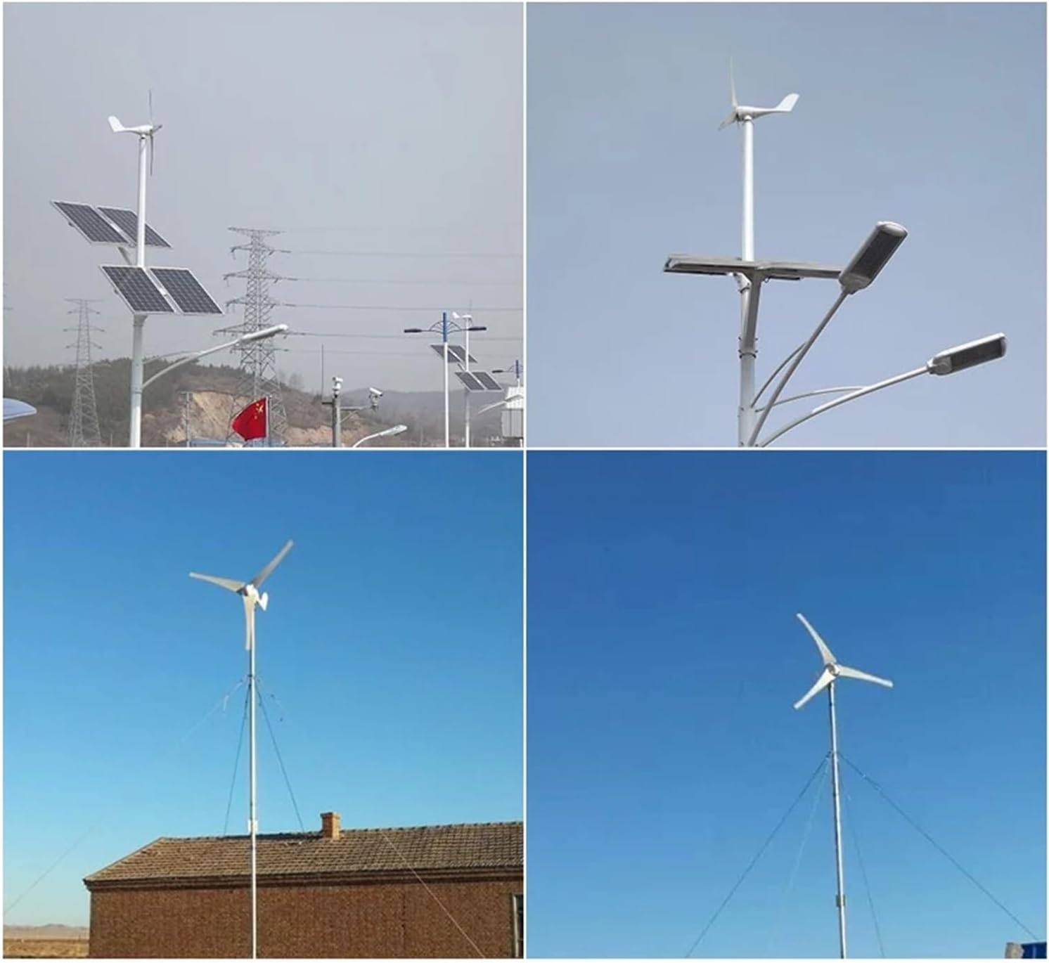 Wind Turbines, Promotion Generador 800w Wind for Turbine Generator 12v/24/48v Low Wind Speed Starting Wind Turbines(3 Blades_48V)