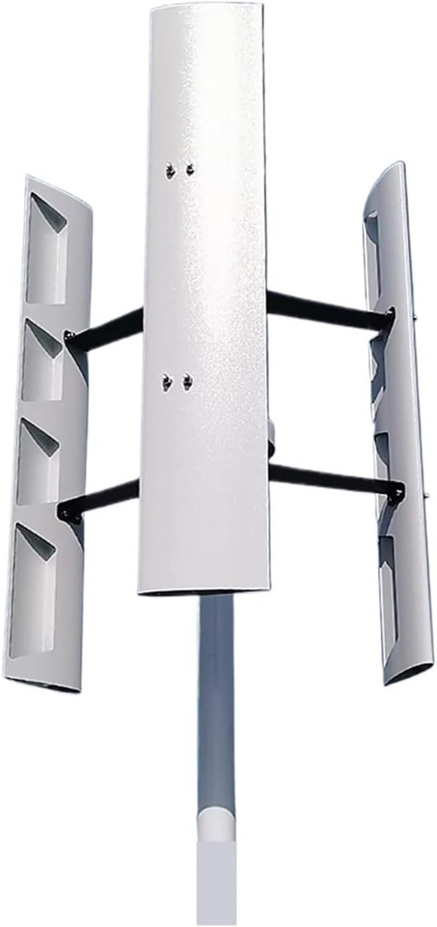 Wind Turbines, Low Noise 10KW Vertical Free Energy Wind Turbine Generator for Home 10000W 12V 24V 48V AC 3 Phase Windmill Low Wind Speed Starting Wind Turbines(12V_10KW)