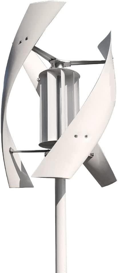 CAJUCA No Noise Vertical Axis Wind Turbine Generator 3000W Vertical Wind Turbine Generator for Home Free Energy Wind Power Windmill