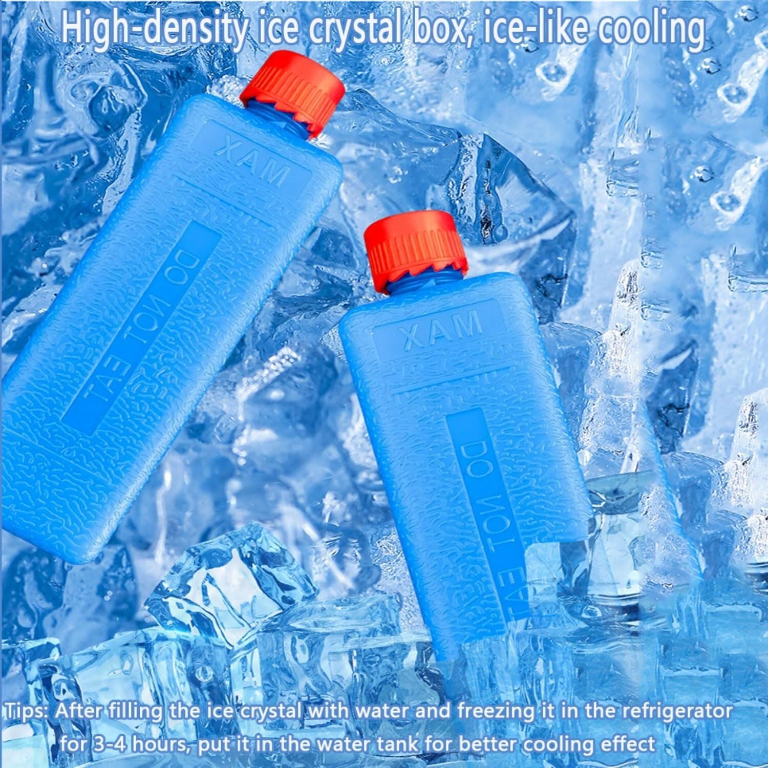 Portable Air Conditioner, 3-IN-1 Evaporative Air Cooler with Remote, 9L Tank, 4 Ice Packs, 3 Speeds, 15H Timer for Bedroom, Home, Office