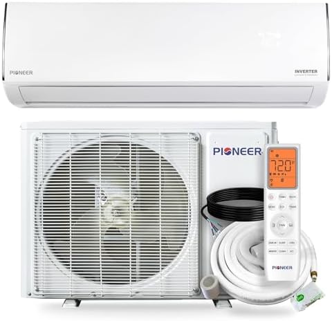 Diamante Essenza 35,000 BTU 17 SEER2 230V High-Wall Ductless Mini-Split Air Conditioner Inverter Heat Pump with 16 Ft. Kit