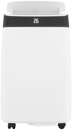 10,000 BTU Portable Air Conditioner, 3-In-1 Free-Standing Cooling AC Unit with Dehumidifier/Fan, Remote Control, Quiet Sleep Mode, 24H Timer, for Room Up 450 Sq. Ft, Black