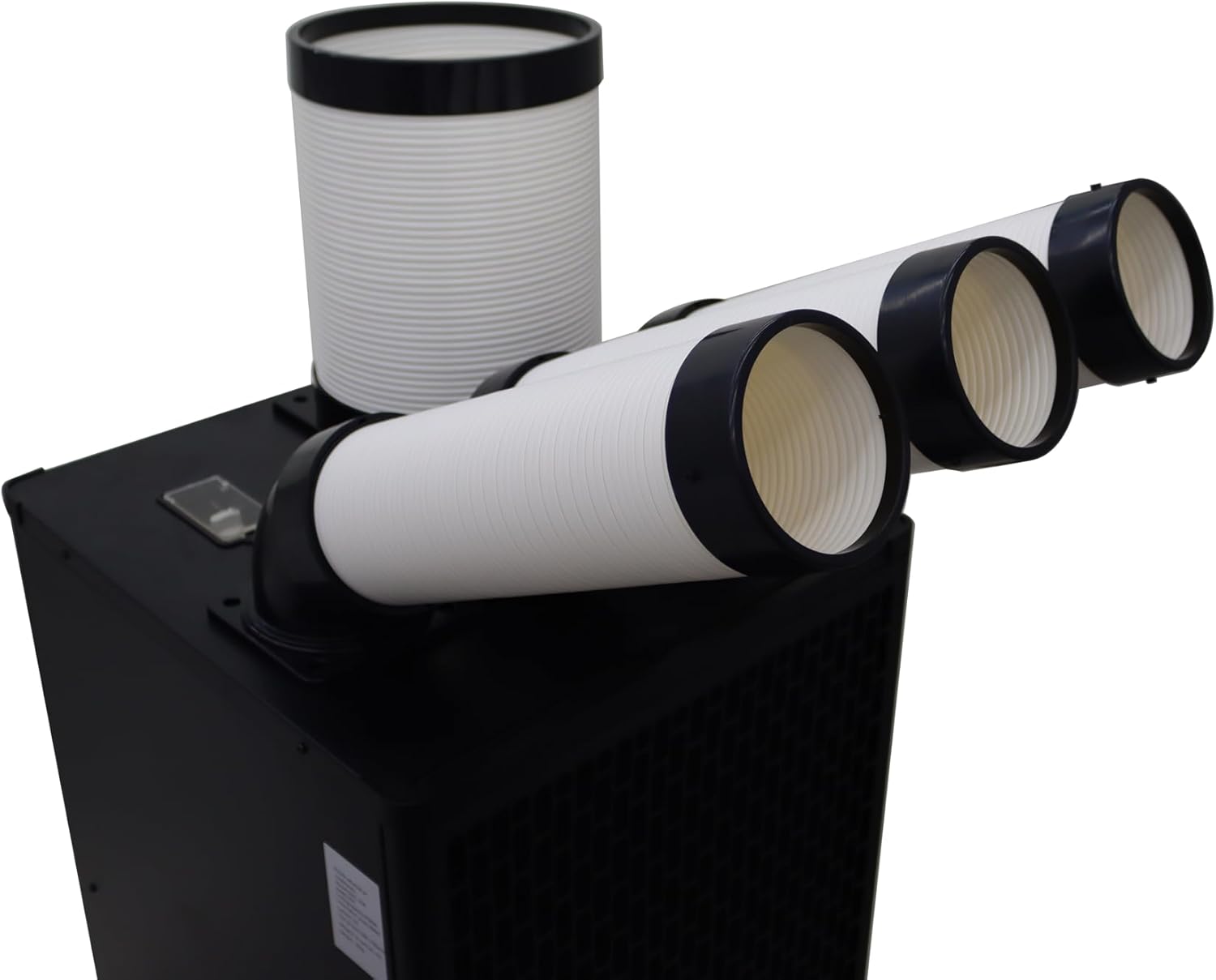 Air Flow 1000-1100m³/h Industrial Portable Air Conditioner with Wheels 13L Tank Three Tube Commercial Spot Cooler Adjustable Air Outlet Ideal for insititute Workshops Outdoor Events 220V 2500W