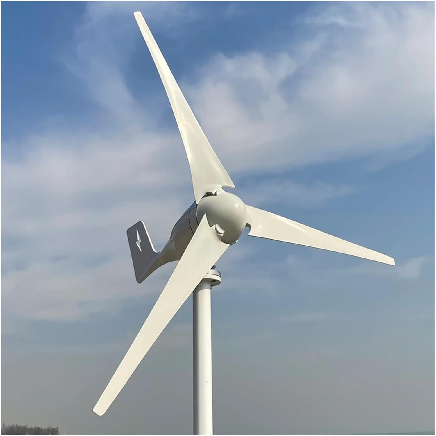 Horizontal Axis 3000W 3/5 Blades Windmill 12V 24V 48V Wind Power Small Wind Turbine Generator MPPT Controller for Home Use Industrial Energy(12V,3000W 3blades)