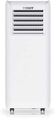 TOSOT 9,500 BTU Air Conditioner, Easy Install, Quiet 3-in-1 Portable AC, Dehumidifier, Fan, 300 Sq Ft, Aovia Series, White