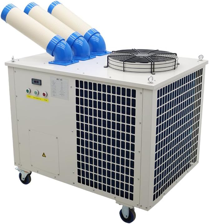 29800Btu/h Industrial Air Conditioner Spot Cooler Portable Commercial Mobile Spot AC 3150W 220V Three Column