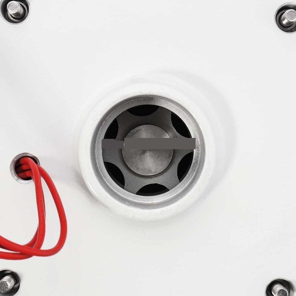 Wind Turbine, Low Speed 1000W 2000W 3000W 12V 24V 3 Phase Gearlessermanent Magnet Generator AC Pernators for Wind Turbine DIY(with Base,24V_1000W)