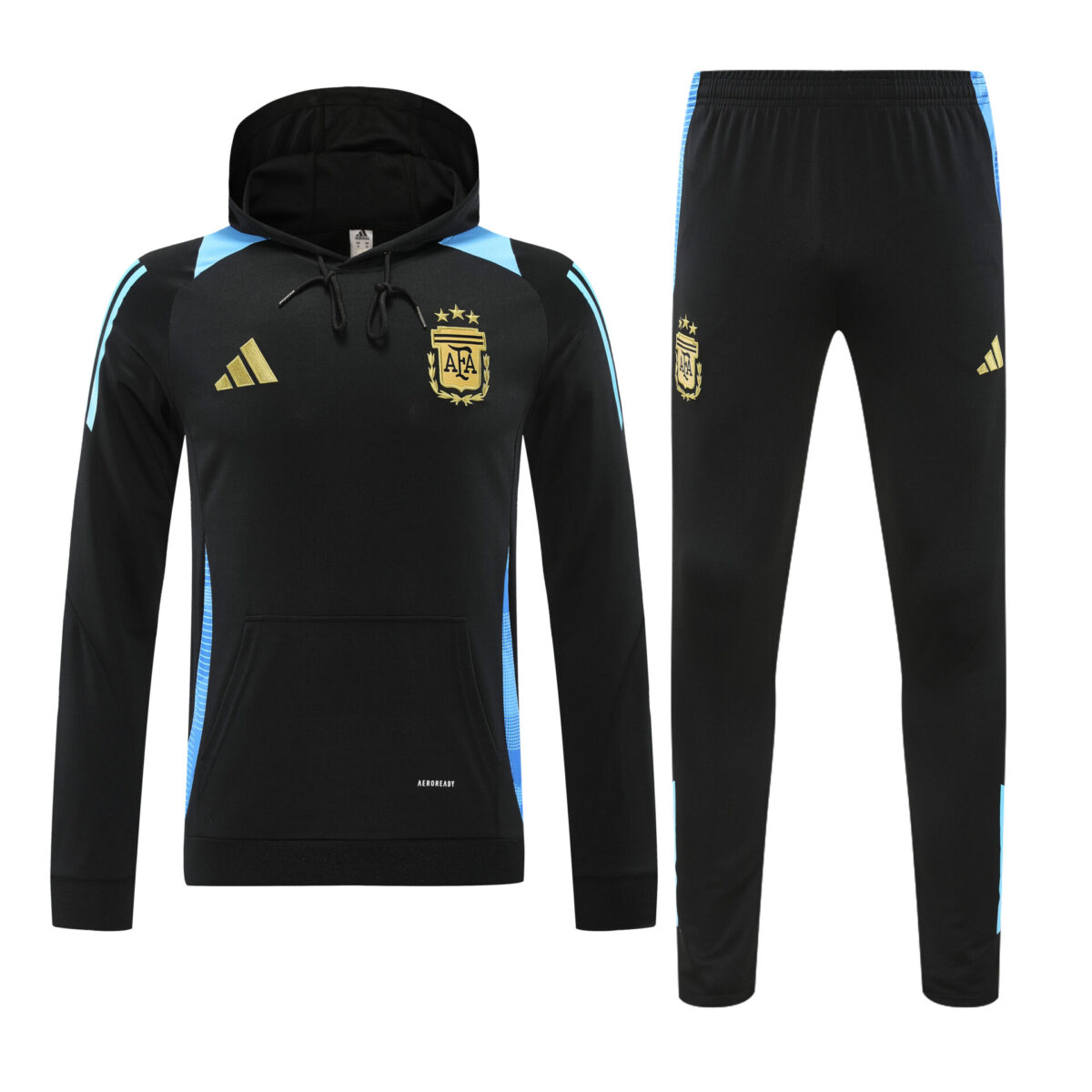 Conjunto manga larga Argentina negro - NewNow