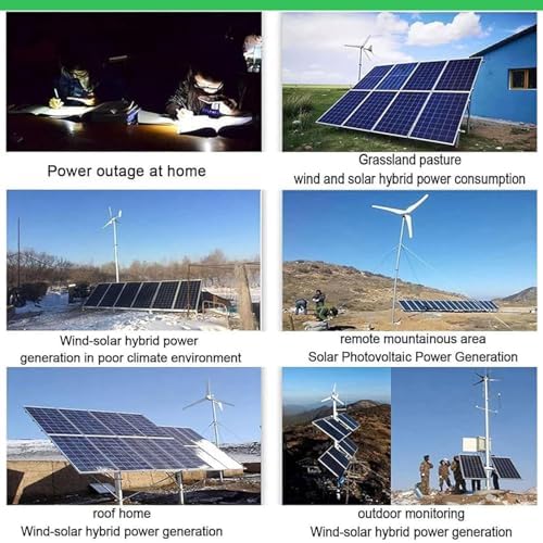 Hybrid Wind Solar Charge Controller - Off-Grid 12/24V 400W Wind + 500W Solar Systems with Booster Function & Dump Load for Efficient Energy Management