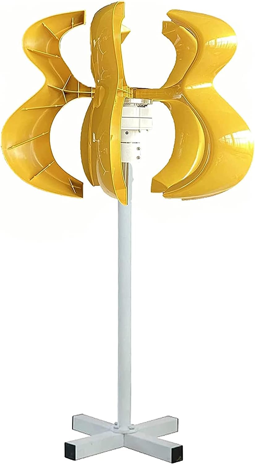 Vertical Wind Power Turbine Generator 12000W 12V/24V/48V Helix Magnetic Levitation Axis Wind Turbine Generator Wind Generator Power for Outdoor Garden