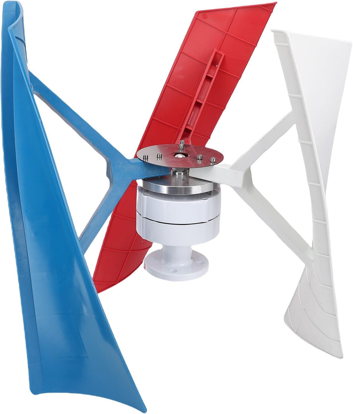 POCREATION 300W Vertical Wind Generator, Permanent Magnet 3 Wind Power Kit with MPPT Controller, for Boats Cabins Homes RVs