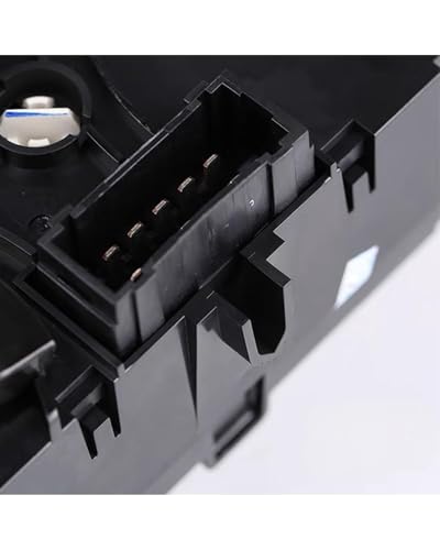 Temperature Adjustment Knob Heating and Cooling Air Conditioning Switch Panel Climate Control HVAC (Black)