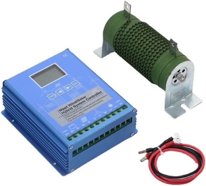 Hybrid Charge Controller 6000W-14000W for Street Light with TVS Protection, Wind Charge Controller with Photovoltaic and Battery Dual Power Supply, MPPT Charge Controller 12V-48V LCD Display 48V