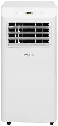 Mora Mora by Hisense 6,000 BTU (DOE), 8,800 BTU (ASHRAE), Portable Air Conditioner, 3 Operating Modes (Cool, Dry, Fan), Cools up to 250 SF, Remote Control and Window Vent Installation Kit Included
