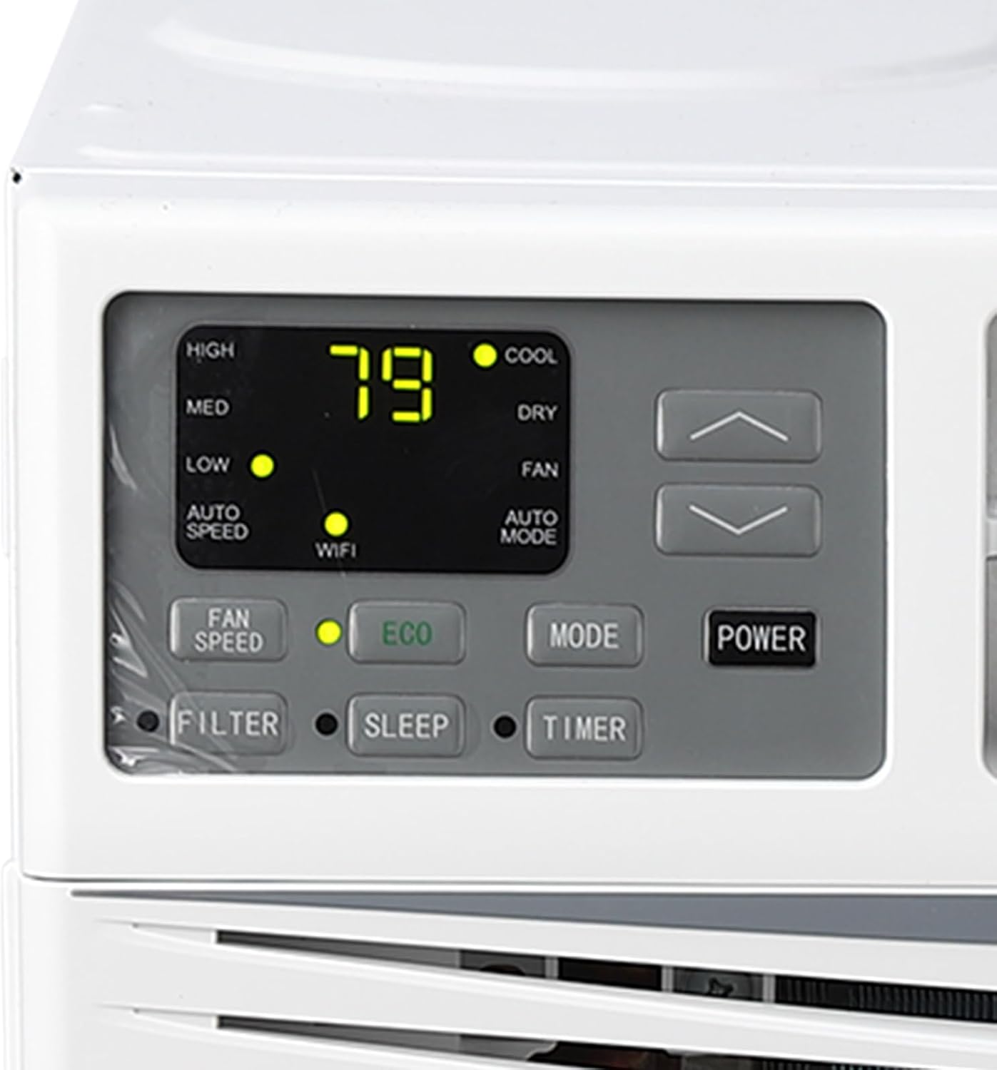 CABIHOME 8,000 BTU Smart Air Conditioner Window Unit with Heat and Dehumidifier - Cools 350 Sq.Ft, 11.4 CEER Energy Efficient, Quiet Operation, 3 Fan Levels, Remote＆ Smart App, Easy Install, White