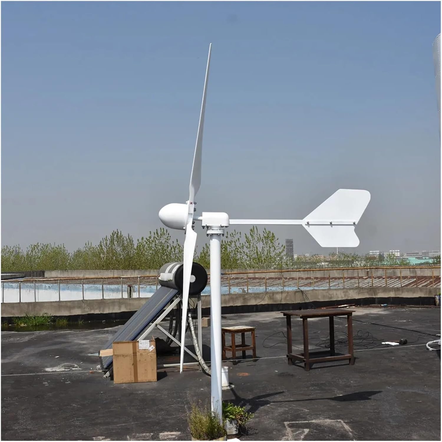Wind Turbines, 1000W Free Energy Windmill Horizontal Wind Turbine Generator Low RPM High Efficient Home Use Project Farm Boat(48V)