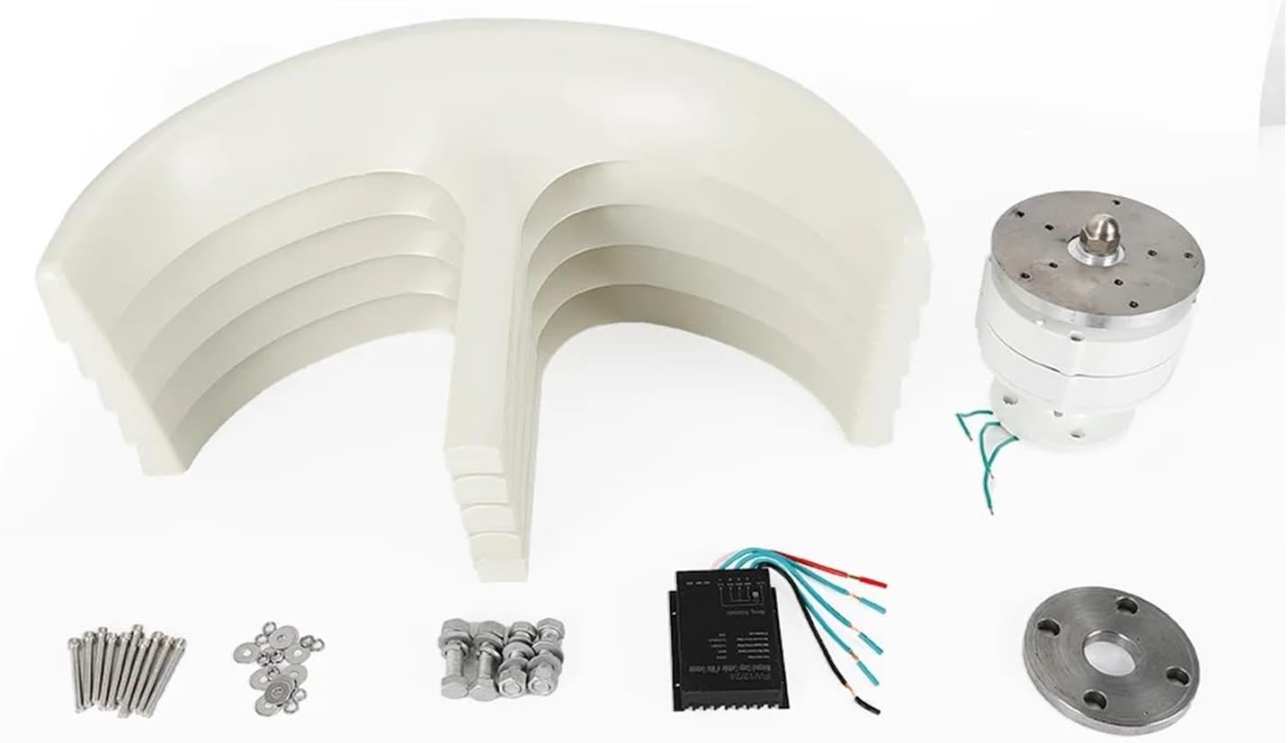 Wind Turbines, 600W 24V Lantern Type 5-Blade Vertical Axis Wind Turbine nerator Garden Boat Wind Motor