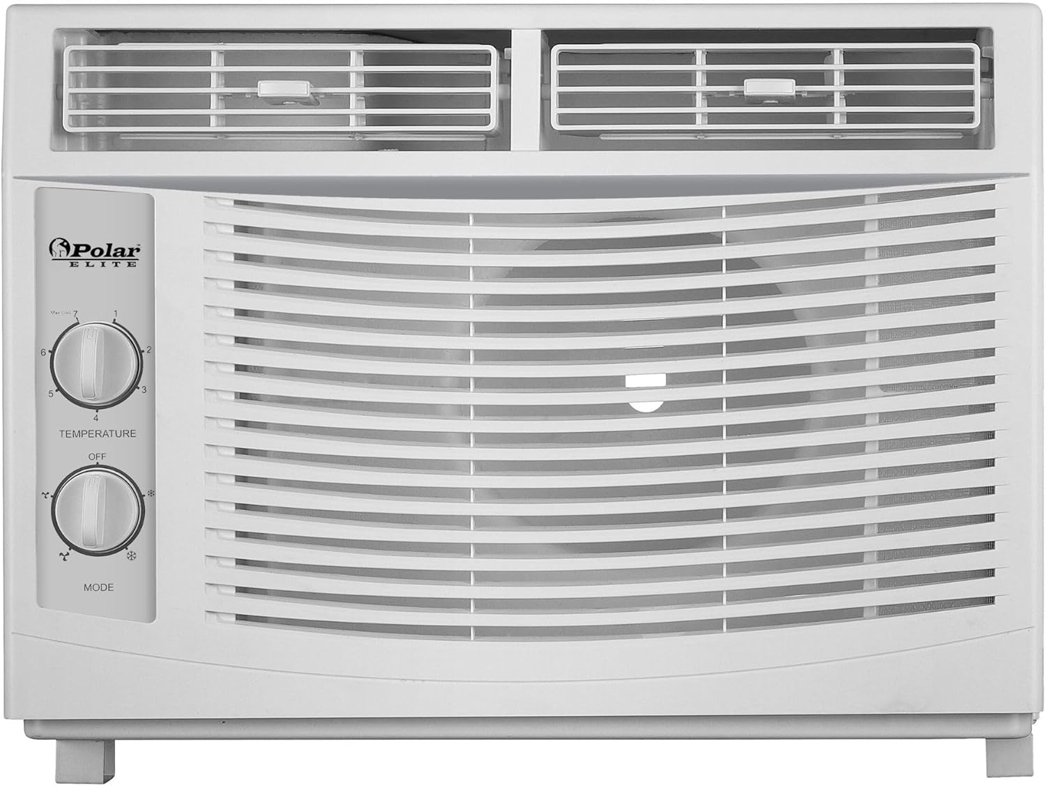 5,000 BTU Window Air Conditioner, Cools Up to 150 Sq. Ft., Quiet Operation, Adjustable Fan and Cooling Settings, Mechanical Control, Easy Install & 2-Year Warranty