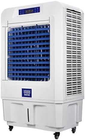 Evaporative Air Cooler, 3-Speed Swamp Cooler with Timer and Water Tank, Portable Windowless Air Conditioner for Room Office