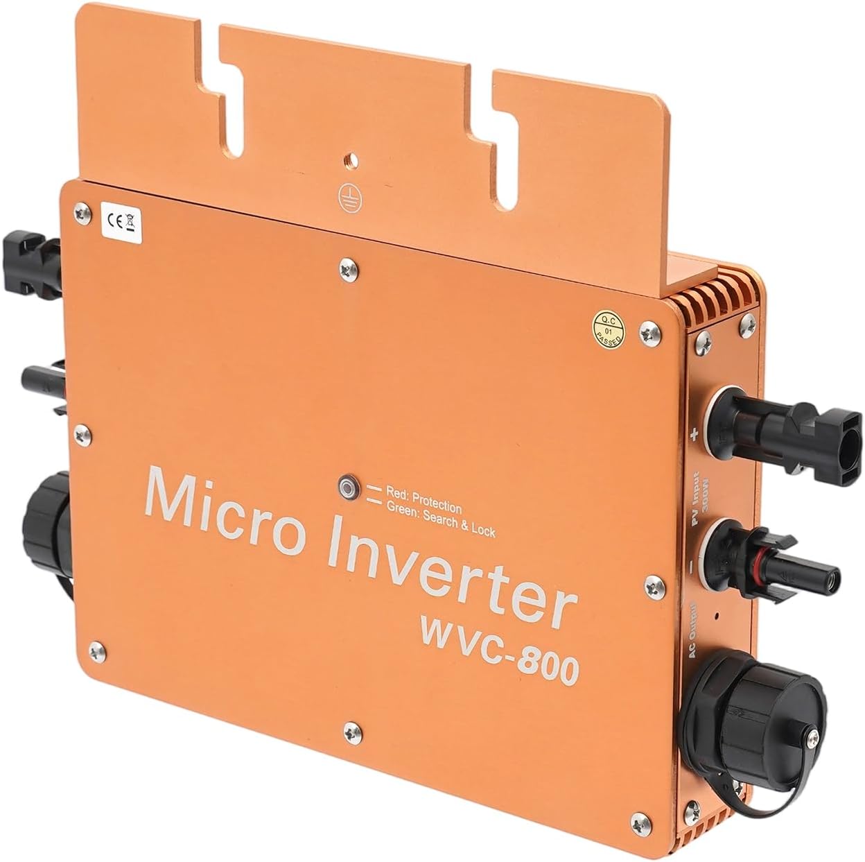 800W Solar Inverter - 120V Car Power Converter, Gold LCD Display for RV/Truck/Outdoor Emergency Power & Off-Grid Use