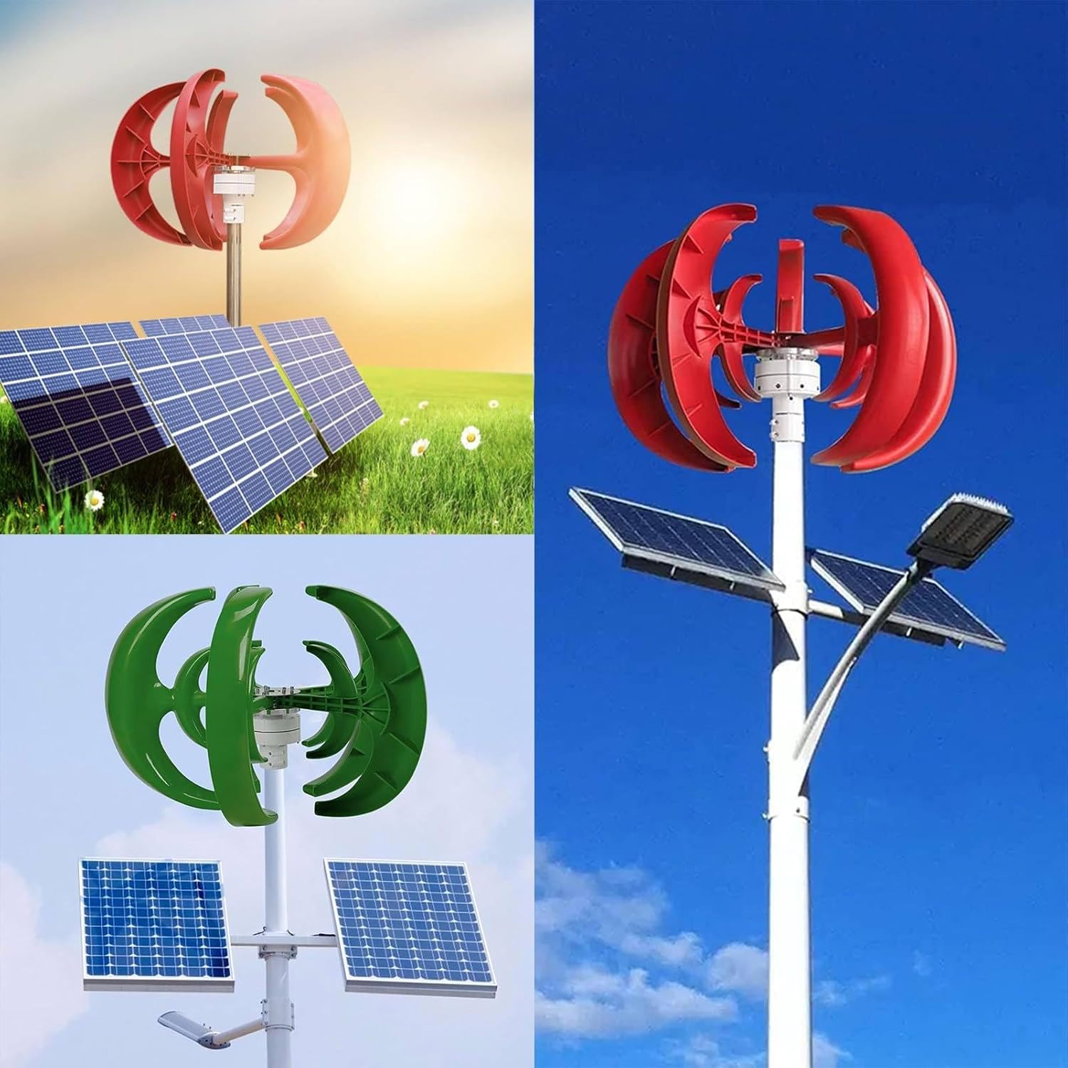 12V Small Wind Turbine Generator - Durable Aluminum Windmill, Efficient Renewable Energy Source, Operates -40℃ to 80℃, Perfect for Solar Wind Power Systems, Eco-Friendly Solution