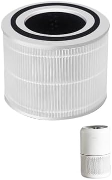 Replacement Filter，Compatible for Levoit， Air Purifier Core 300S，Compatible for Levoit， Core 300S Filter P350 Filter Accessories(Yellow)