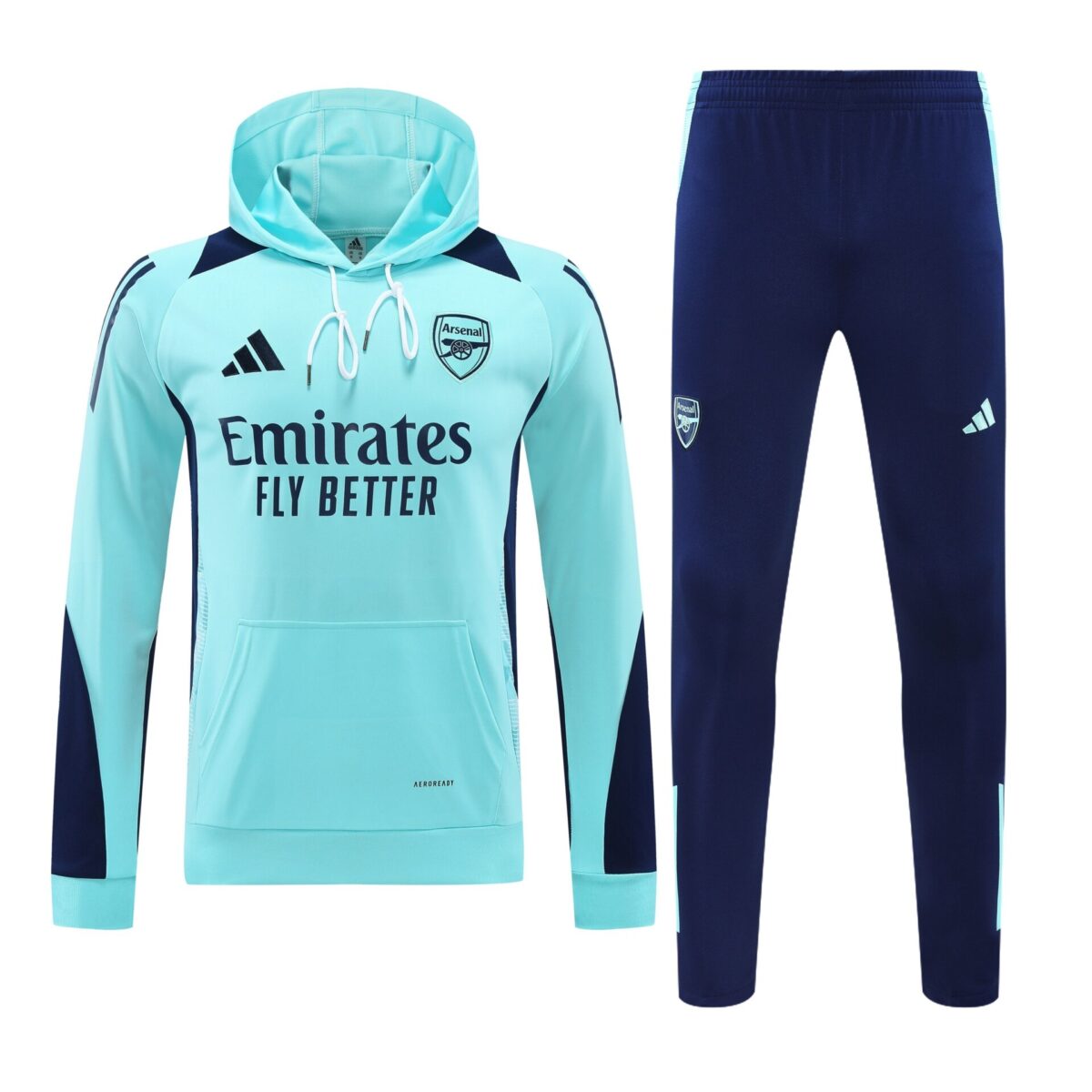 Conjunto manga larga Arsenal azul claro - NewNow