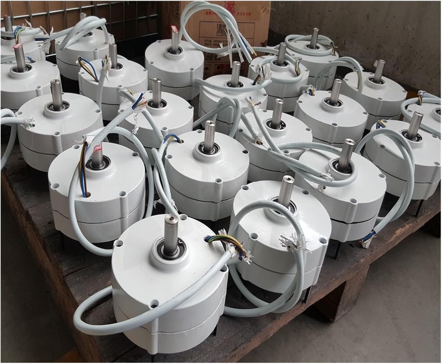 5000W Wind Turbine Generator Kit 12V24V48V AC Single Phase tor Wind Turbine High Efficiency Wind Power Generator Industrial Energy(Double Shaft,24V_8000W)