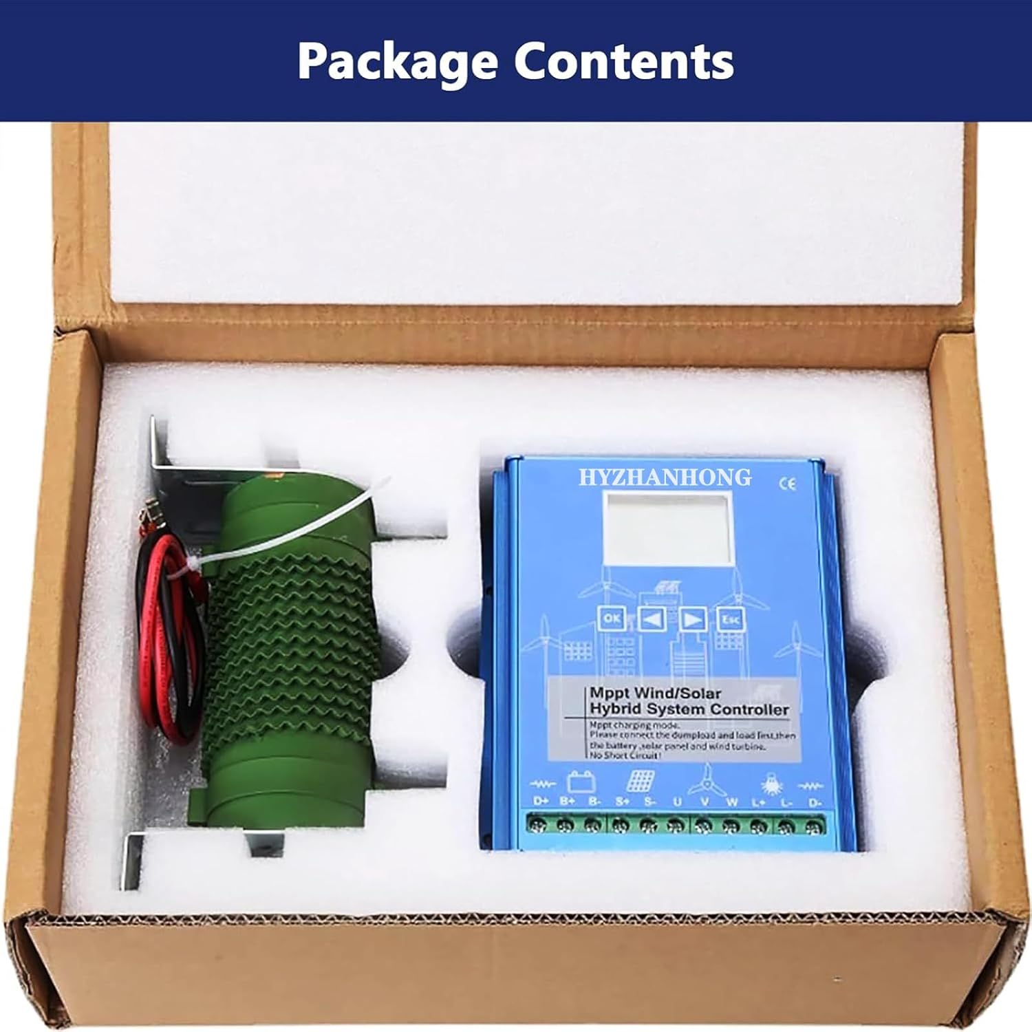 16000W Wind Solar Hybrid MPPT Charge Controller+ Solar Controller Wind Solar 12V 24V Auto Regulator Home Use Wind Generator,220v