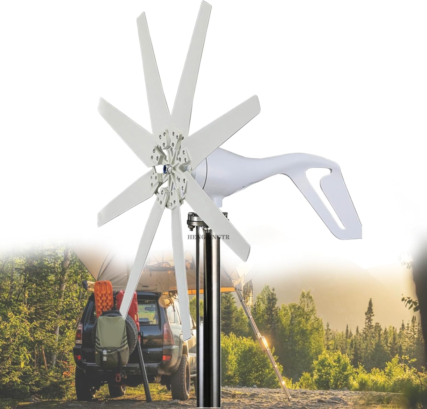 12000W Wind Turbine Generator Kit Suit for Hybrid Solar Wind System, Wind Power Generator for Marine, RV, Home, Windmill Generator,with Controller
