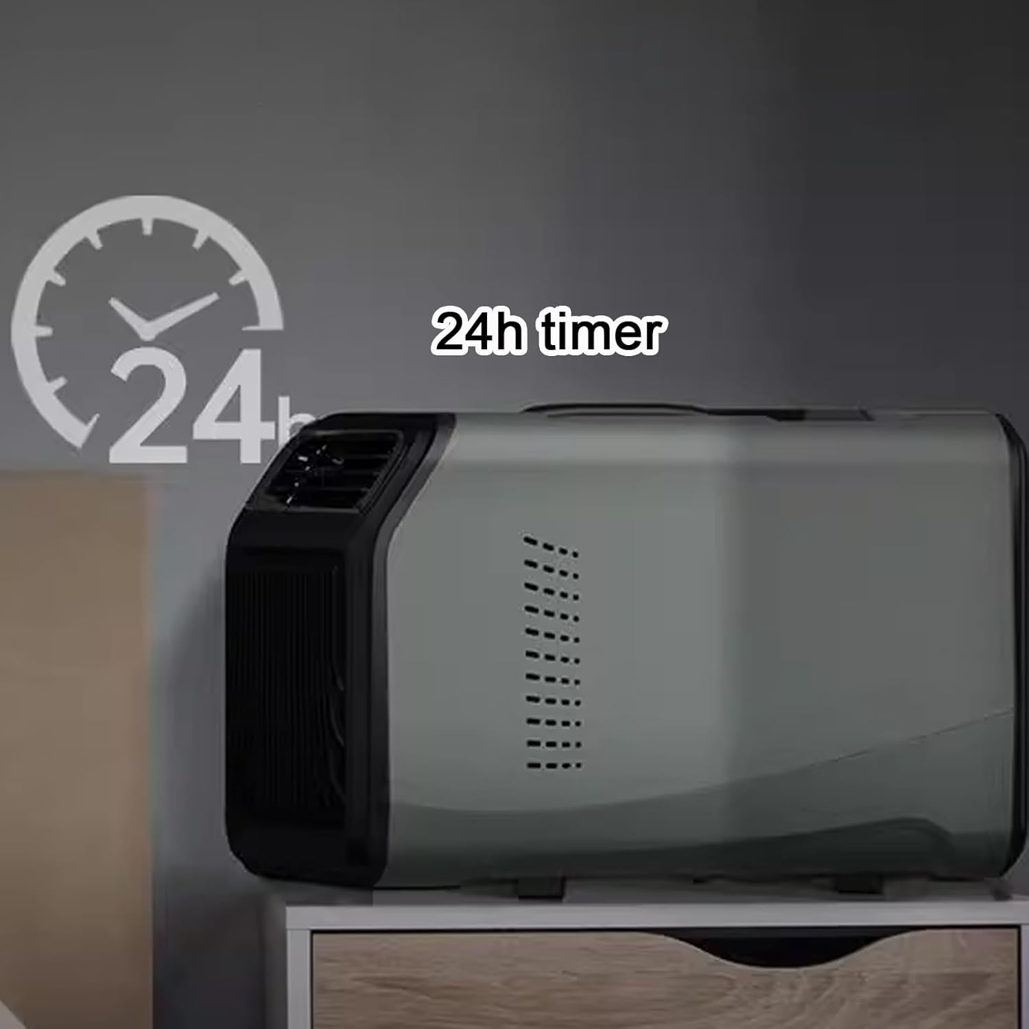 5100 BTU Small Portable Air Conditioner with Touch Control 24h Timer Sleep and Dehumidification Modes Air Cooler for Home Office Bedroom Camping