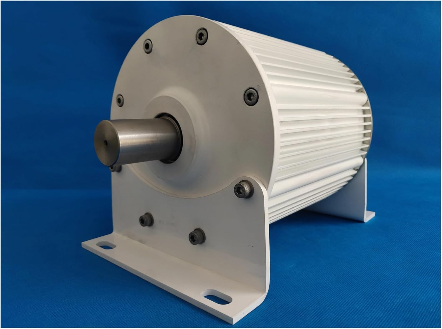 Gearless Permanent Magnet Wind Turbine Generator AC tors 10KW 30KW Use for Wind Water Turbine Engine Industrial Energy(with Base,120V_20KW)