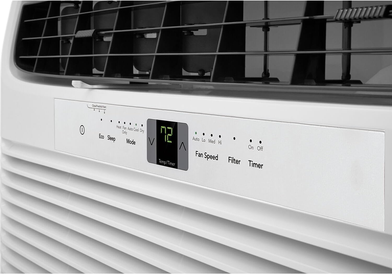 Frigidaire 23,000 BTU Window Air Conditioner with Supplemental Heat, Dehumidifier, and Remote, 230V, Cools up to 1400 Sq. Ft. for Apartment, Bedroom, Large Rooms