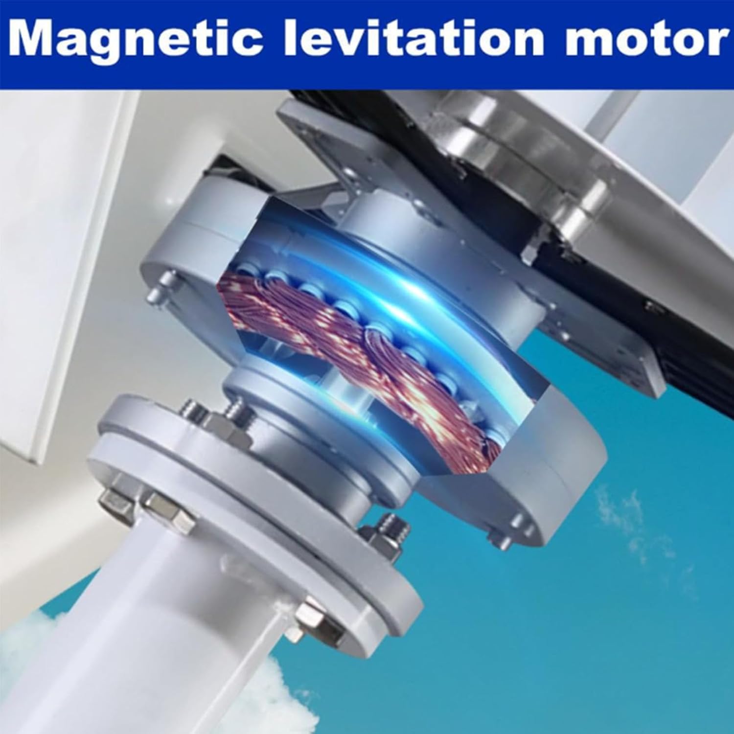 24v,3000W Wind Turbine Generator Set, 3-Blade Household Noise Free Windmill Generator 12V 24V 48V 220V with Controller Suitable for Ships, Terraces, Cabins, Homes