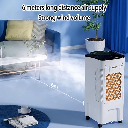 Portable Air Conditioners Portable Evaporative Air Cooler Floor Air Conditioner Remote Control Design, Universal Roller, Large Capacity, Compact Body, Light Weight And Does Not Occupy Any Space