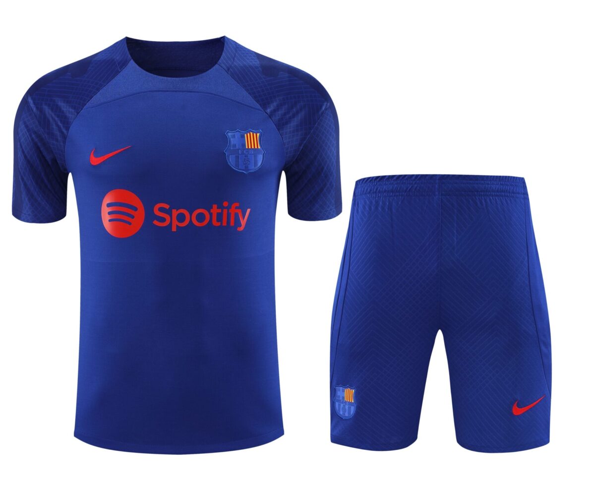 Conjunto de calentamiento FC Barcelona azul marino - NewNow